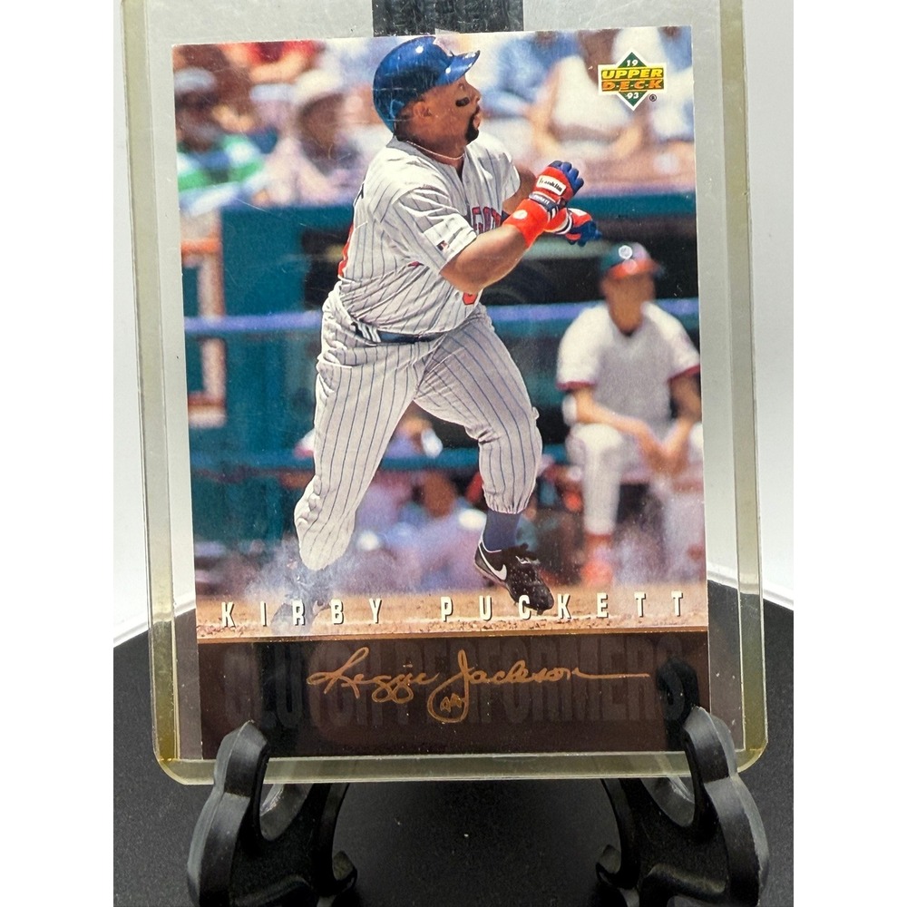 1993 Upper Deck Clutch Performers #R17 Kirby Puckett Twins
